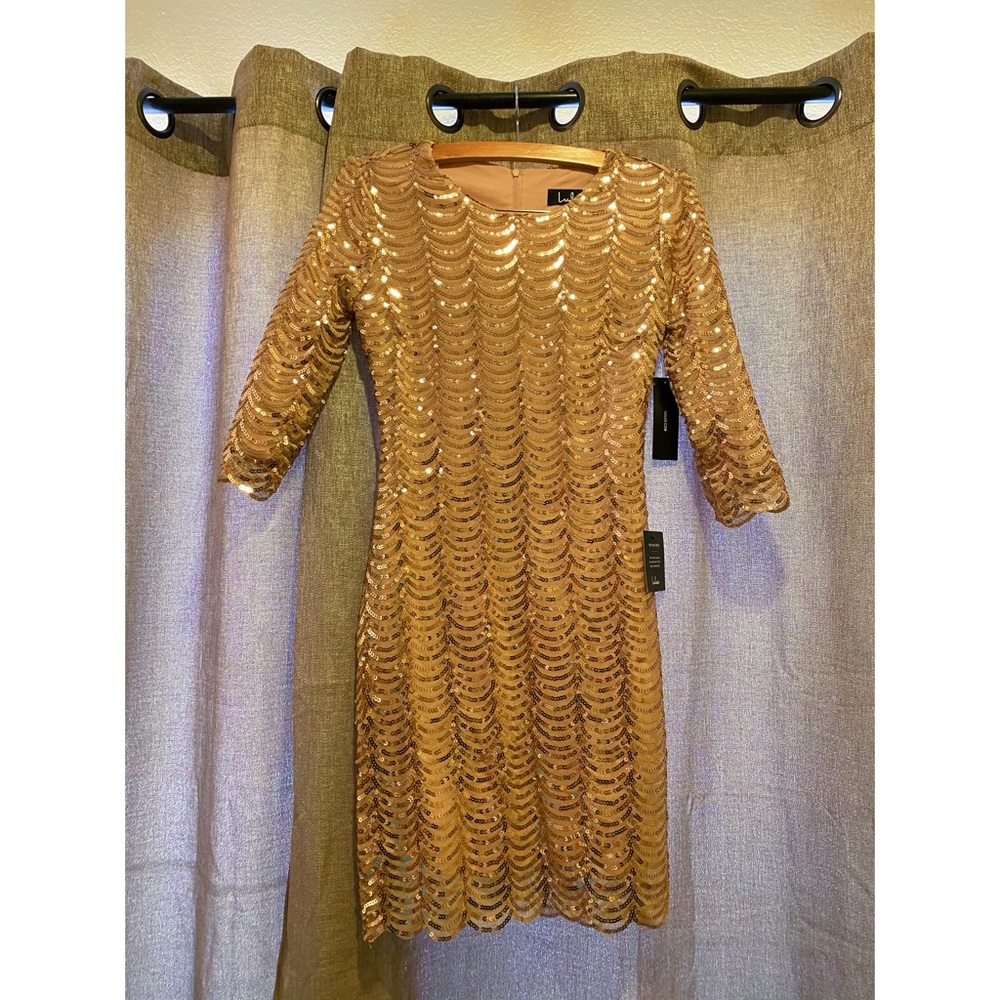 NWT Lulu's Pink Sequin Dress